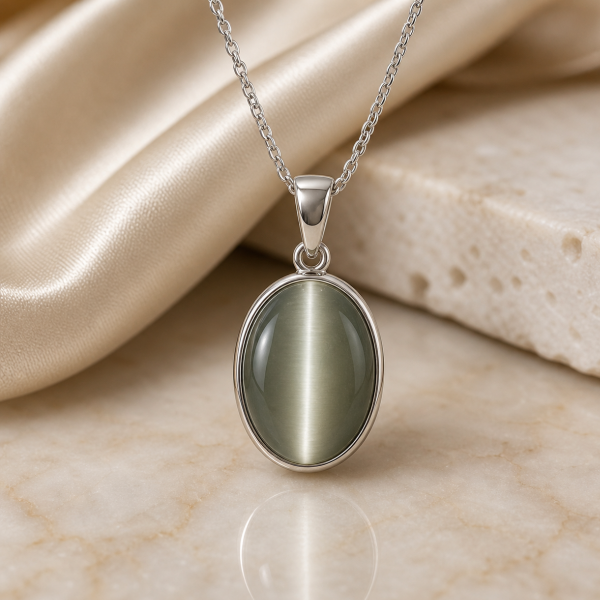 Cat’s Eye (Lehsunia) Protection Pendant