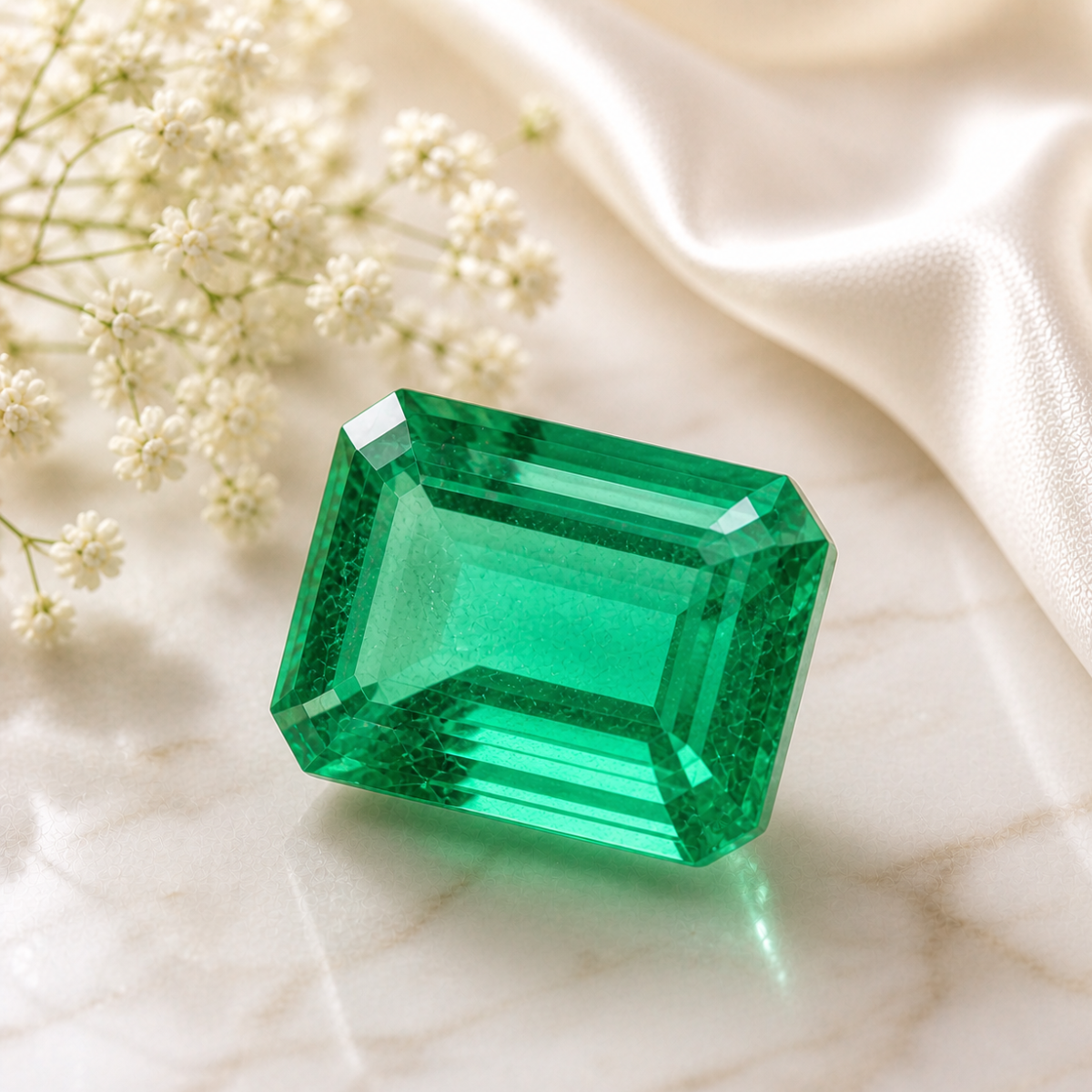 Emerald (Panna) Intelligence & Success Gemstone - Image 2