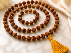 Premium Rudraksha Mala (108 Beads) for Spiritual Energy