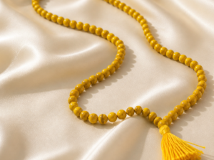 Yellow Hakik Mala for Confidence & Success