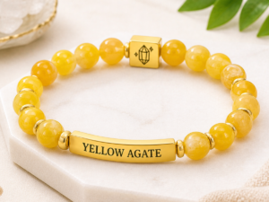 Yellow Agate Prosperity Bracelet