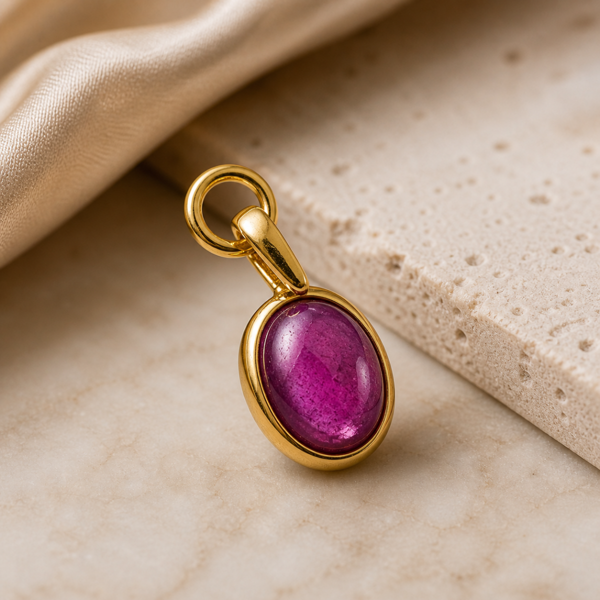Ruby (Manik) Power & Confidence Pendant - Image 2