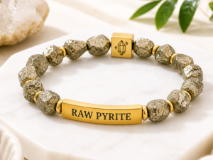 Raw Pyrite Wealth & Protection Bracelet